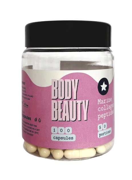 Коллаген морской Body Beauty Collagen 100 капсул - Фото 1 Коллаген морской Body Beauty Collagen 100 капсул - изображение 1