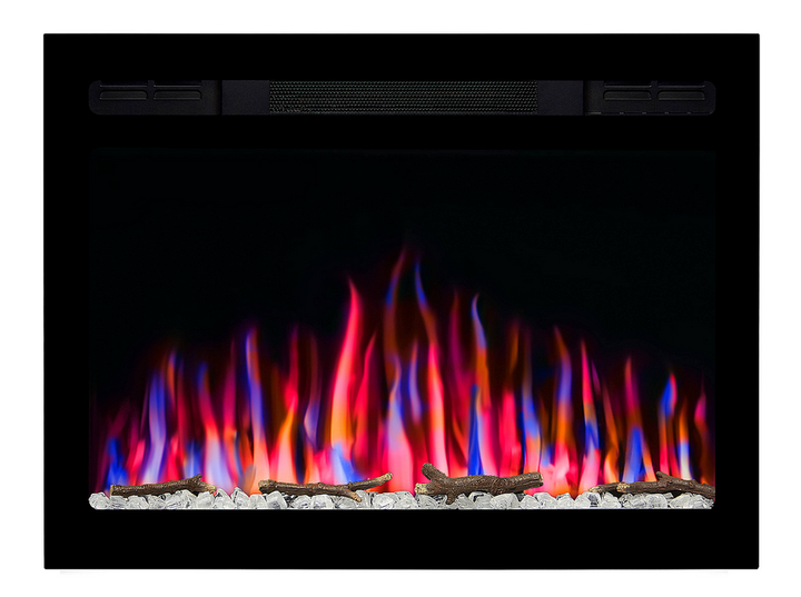 Электрический камин ArtiFlame 3D с эффектом реального огня черный декоративный электрокамин искусственный обогреватель визуальное пламя - изображение 2