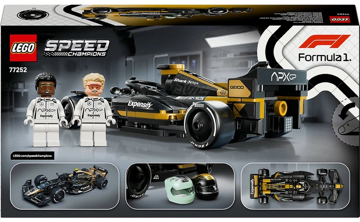Конструктор LEGO Командний автомобіль для перегонів APXGP з «F1® фільм» 268 деталей (77252) - зображення 2