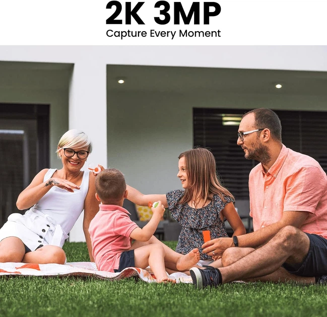 Камера видеонаблюдения AOQEE 2K 2.4G WiFi с солнечной батареей - изображение 5