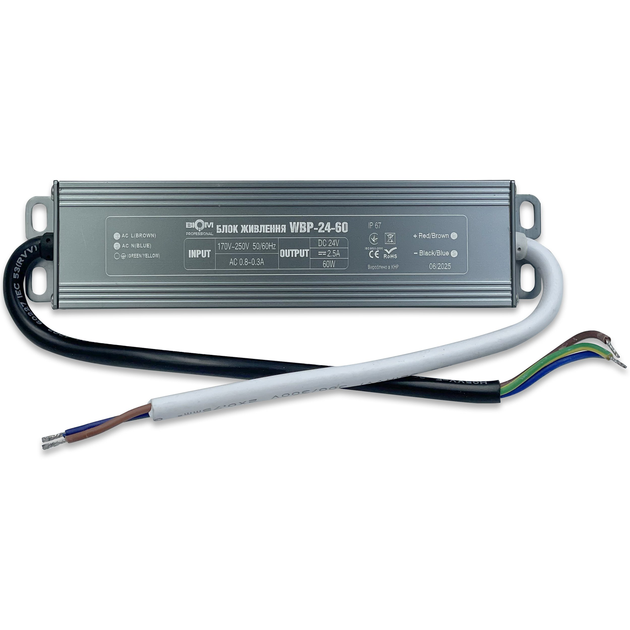 Блок питания Biom Professional 60W 24V 2.5A IP67 WBP-24-60 - изображение 2