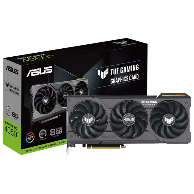 Видеокарта ASUS TUF-RTX4060ti-O8G-GAMING - Фото 1 Видеокарта ASUS TUF-RTX4060ti-O8G-GAMING - изображение 1