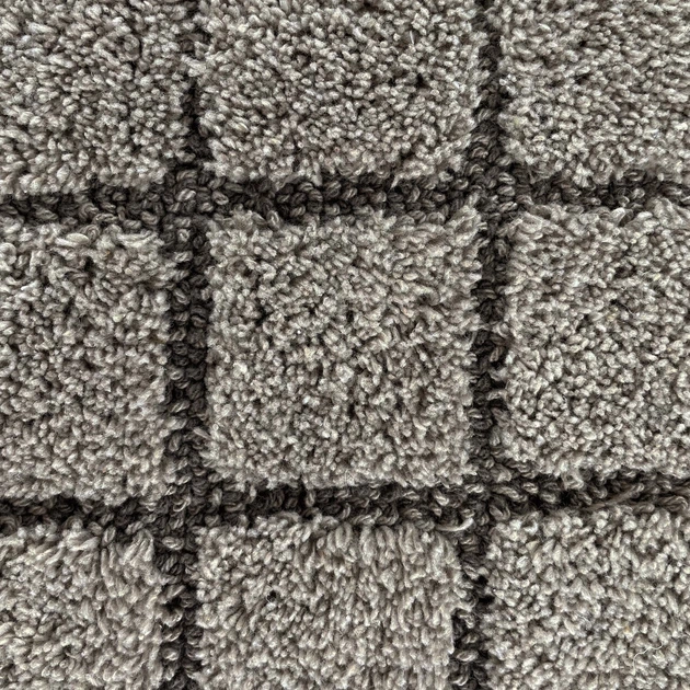 Килимок для ванної кімнати Saniplast Plaza 60×110 см Бежево-сірий 3FTAA367324 (8014341949111) - зображення 2