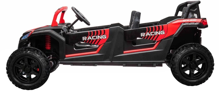 Електромобіль для дітей Buggy ATV Racing UTV2000 4-місний Червоний (5903864942286) - зображення 2