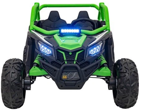 Samochód elektryczny dla dzieci Buggy SR Super 66 2-osobowy Zielony (5903864944112) - obraz 3