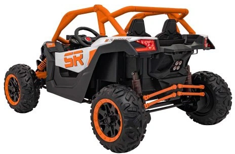 Samochód elektryczny dla dzieci Buggy SR Super 66 2-osobowy Pomarańczowy (5903864944129) - obraz 4