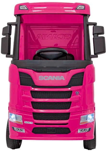 Samochód elektryczny dla dzieci Ciężarówka Scania R-Serie 1-osobowy Różowy (5903864944501) - obraz 3