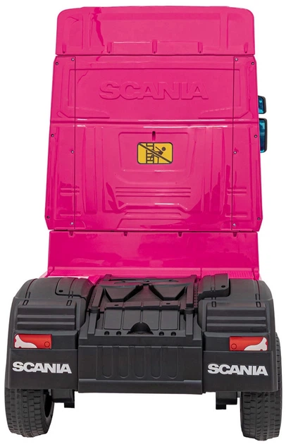 Samochód elektryczny dla dzieci Ciężarówka Scania R-Serie 1-osobowy Różowy (5903864944501) - obraz 4