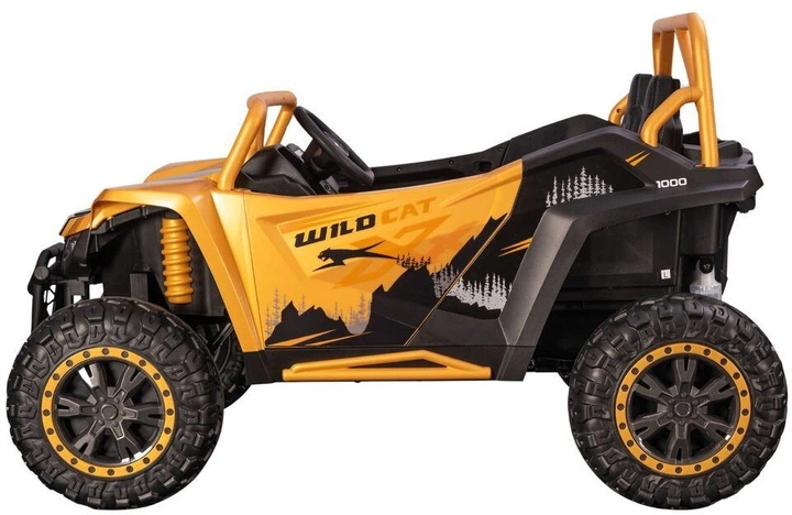 Samochód elektryczny dla dzieci Buggy Arctic Cat Wildcat XX 2-osobowy Złoty (5903864972429) - obraz 2