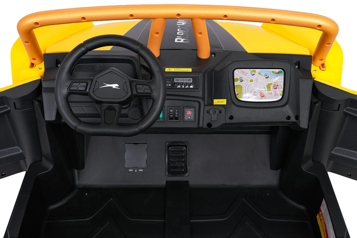 Samochód elektryczny dla dzieci Buggy Arctic Cat Wildcat XX 2-osobowy Żółty (5903864972436) - obraz 3