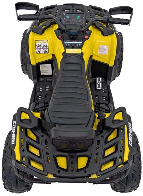 Електромобіль для дітей Quad Can Am Outlander ATV з Пультом 1-місний Жовтий (5903864982671) - зображення 4