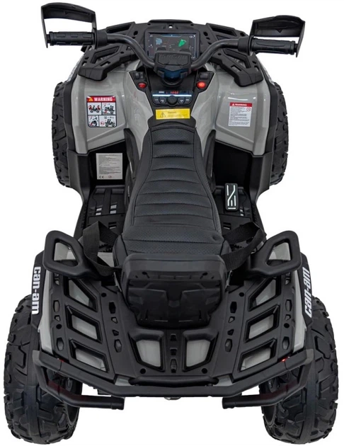 Samochód elektryczny dla dzieci Quad Can Am Outlander ATV 1-osobowy Szary (5903864982718) - obraz 3