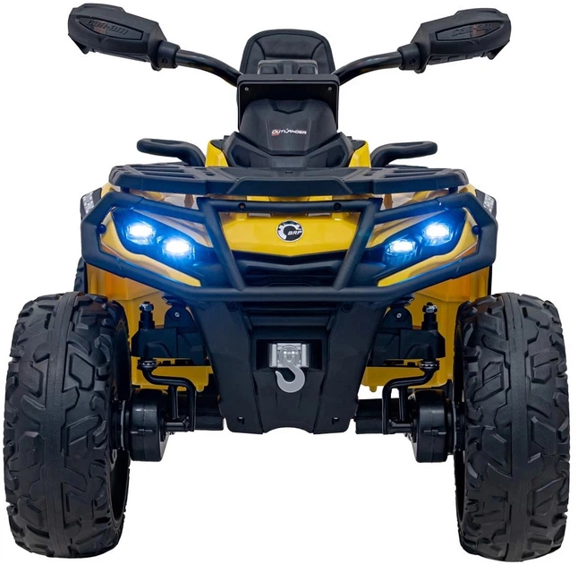 Samochód elektryczny dla dzieci Quad Can Am Outlander ATV 1-osobowy Żółty (5903864982725) - obraz 6