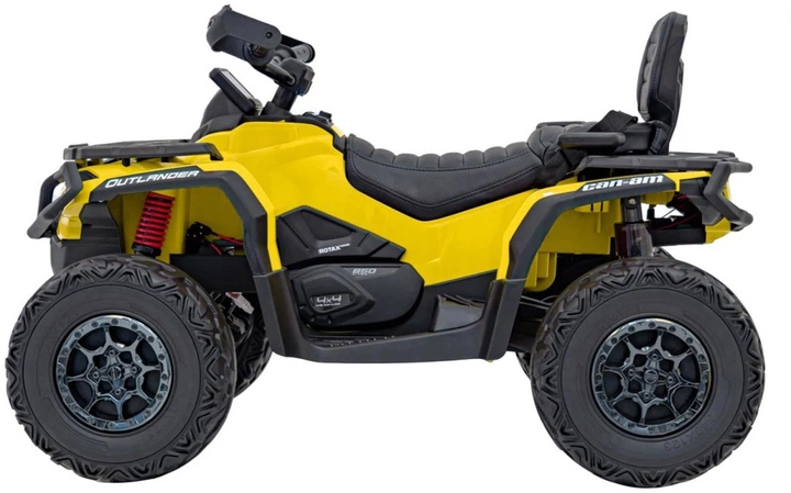 Samochód elektryczny dla dzieci Quad Can Am Outlander ATV 1-osobowy Żółty (5903864982725) - obraz 7