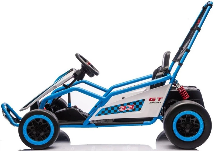 Samochód elektryczny dla dzieci Gokart Tornado z Funkcją Driftu 1-osobowy Niebieski (5903864977608) - obraz 2