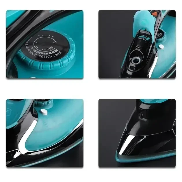 Аккумуляторный утюг Domotec MS-1210B с отпаривателем 2400 Вт - изображение 3