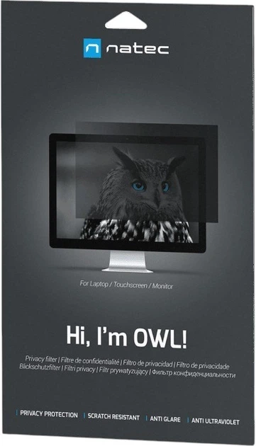 Filtr prywatyzujący NATEC OWL 17.3" (NFP-2288) - obraz 3