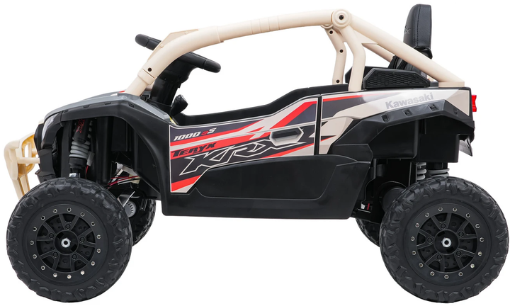 Samochód elektryczny dla dzieci Buggy Kawasaki TERYX KRX1000 1-osobowy Beżowy (5903864979367) - obraz 14