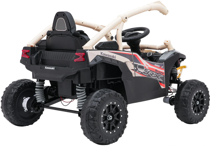 Samochód elektryczny dla dzieci Buggy Kawasaki TERYX KRX1000 1-osobowy Beżowy (5903864979367) - obraz 17