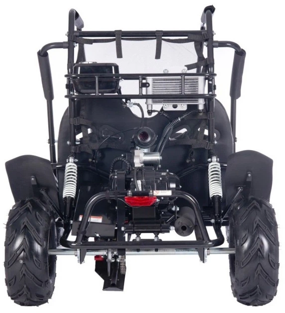 Samochód elektryczny dla dzieci Buggy Spalinowy Lucky Seven Lift 2-osobowy Pomarańczowy (5903864983968) - obraz 4