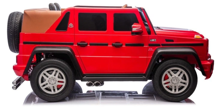 Samochód elektryczny dla dzieci Mercedes Benz Maybach G650 Strong 2-osobowy Czerwony (5903864984330) - obraz 2