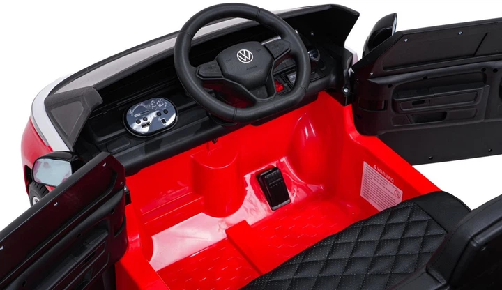 Samochód elektryczny dla dzieci Volkswagen ID Buzz 1-osobowy Czerwony (5903864987164) - obraz 5