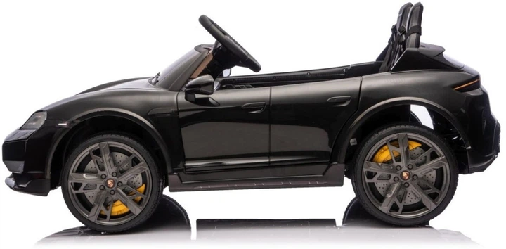 Samochód elektryczny dla dzieci Porsche Taycan Turbo S 2-osobowy Czarny (5903864988291) - obraz 2