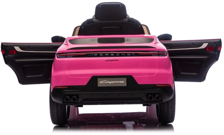 Samochód elektryczny dla dzieci Porsche Cayenne 1-osobowy Różowy (5903864988307) - obraz 4
