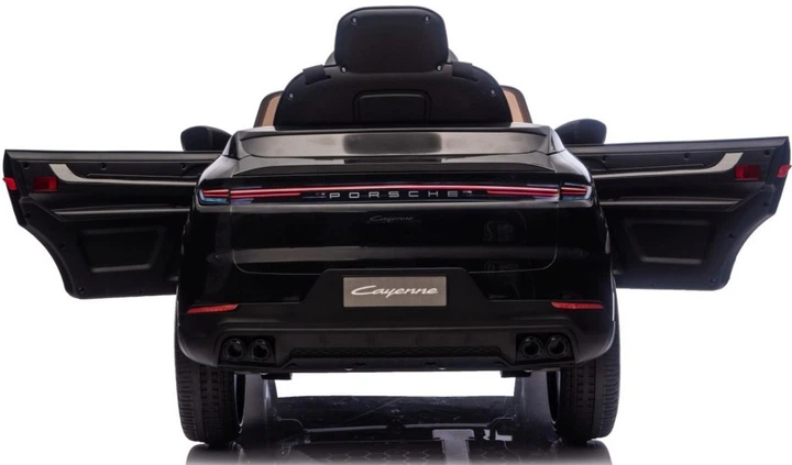Samochód elektryczny dla dzieci Porsche Cayenne 1-osobowy Czarny (5903864988345) - obraz 4