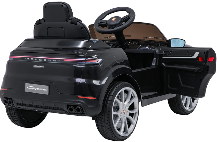 Samochód elektryczny dla dzieci Porsche Cayenne 1-osobowy Czarny (5903864988345) - obraz 6