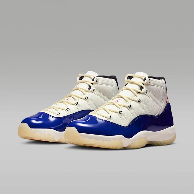 Кроссовки Air Jordan 11 Retro White/Blue IH0296-400 41 - Фото 7 Кроссовки Air Jordan 11 Retro White/Blue IH0296-400 41 - изображение 7