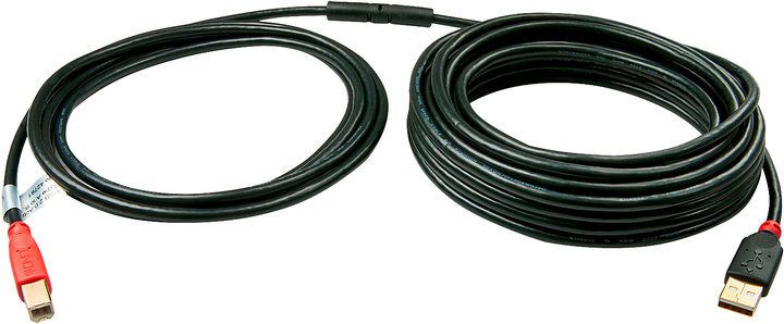 Кабель Lindy USB Type A - USB Type B 10 м Black (4002888427616) - зображення 2