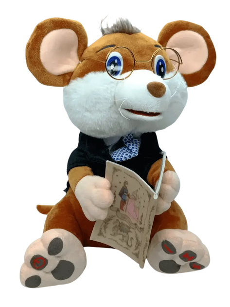Интерактивная игрушка Плюшевый Мышонок Сказочник Limo Toy Коричневый - изображение 3