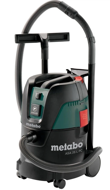 Пилосос професійний ASA 25 L PC 1250Вт 210мБар бак 25л 6.9кг Metabo (teh0016337) - Фото 2 Пилосос професійний ASA 25 L PC 1250Вт 210мБар бак 25л 6.9кг Metabo (teh0016337) - зображення 2