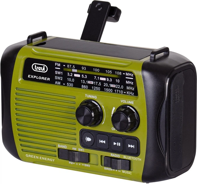Radioodtwarzacz Trevi RA 7F 30 Czarno-zielony (TREVI-0RA7F3003) - obraz 3