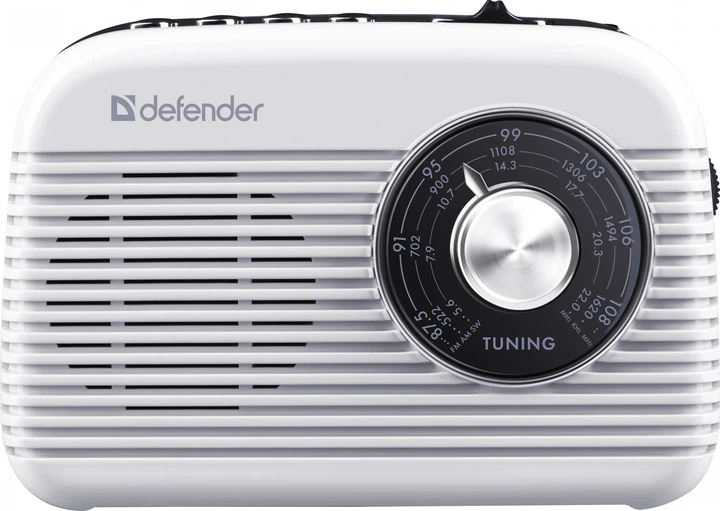 Портативный радиоприёмник Defender Signal Bluetooth Black-White (4745090828863) - изображение 4