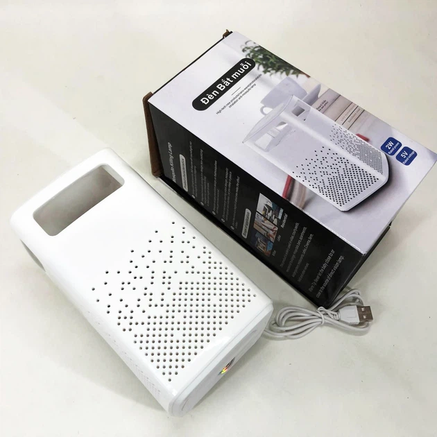 Лампа от комаров USB Bug Zapper Fly White - Фото 3 Лампа от комаров USB Bug Zapper Fly White - изображение 3