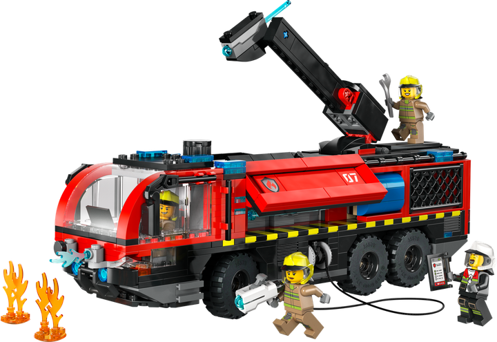 Конструктор Lego City Пожарная машина для аэропорта 60499 - изображение 3
