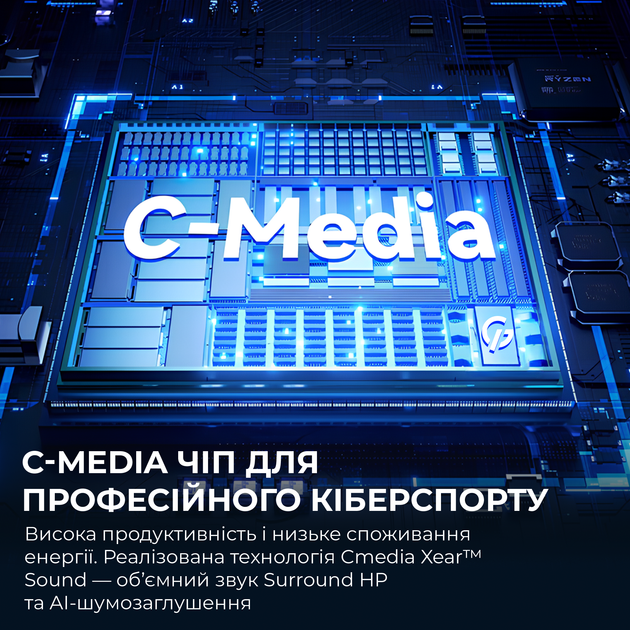 Наушники GamePro Asgard Freya Pro Wireless 7.1 (HSW201B) 4-Mode - Фото 12 Наушники GamePro Asgard Freya Pro Wireless 7.1 (HSW201B) 4-Mode - изображение 12