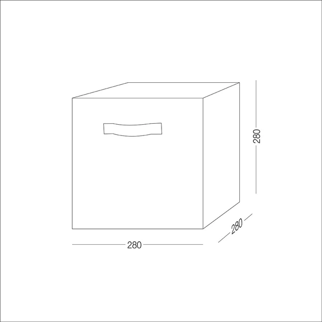 Ящик для хранения текстильный MBM HOME TH-08 GRAY серый - Фото 12 Ящик для хранения текстильный MBM HOME TH-08 GRAY серый - изображение 12