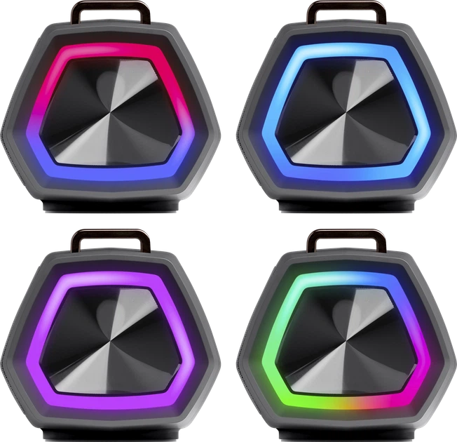 Przenośny głośnik Defender Beatbox 25 25W Led TWS Bluetooth Black (4745090826807) - obraz 8