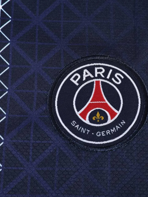 Футбольна форма дитяча з індивідуальним нанесенням PSG (ПСЖ), сезон 2026, 28 розмір, ріст 150-155 см, темно-синя з червоним - Фото 4 Футбольна форма дитяча з індивідуальним нанесенням PSG (ПСЖ), сезон 2026, 28 розмір, ріст 150-155 см, темно-синя з червоним - изображение 4