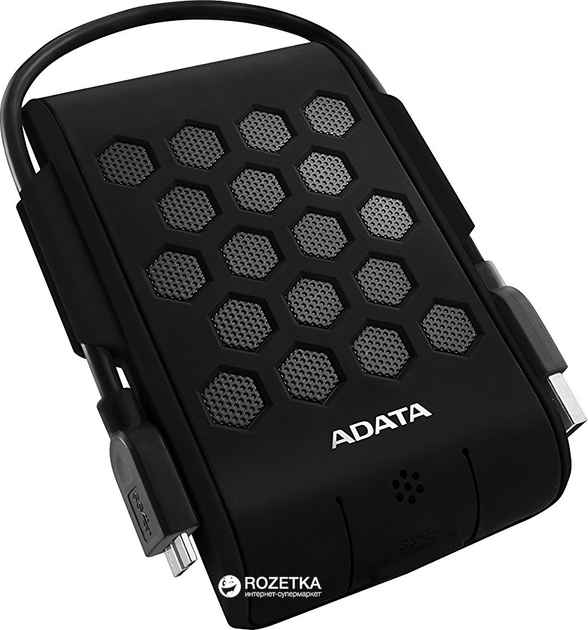 Жорсткий диск ADATA Durable HD720 2TB AHD720-2TU31-CBK 2.5 USB 3.1 External Black - зображення 2