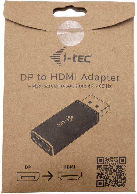 Adapter i-tec DisplayPort - HDMI 4K/60 Hz (DP2HDMI4K60HZ) - obraz 3