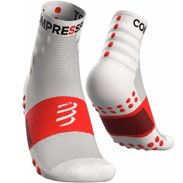 Шкарпетки компресійні високі Compressport Training Socks 2-Pack white XS (100005647) - зображення 2