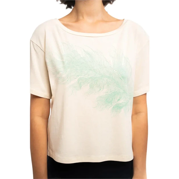 Женская футболка с принтом Turbat Misool Wmn cloud cream/green M (100085494) - Фото 3 Женская футболка с принтом Turbat Misool Wmn cloud cream/green M (100085494) - изображение 3