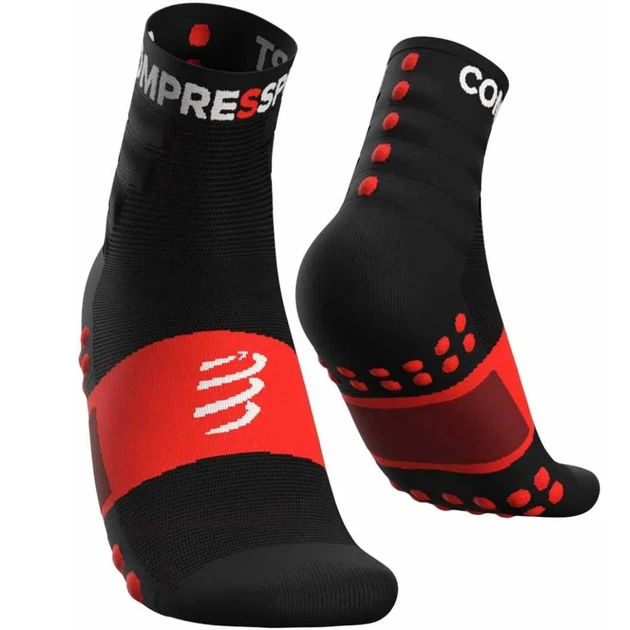 Шкарпетки компресійні високі Compressport Training Socks 2-Pack Black S (100005269) - зображення 2