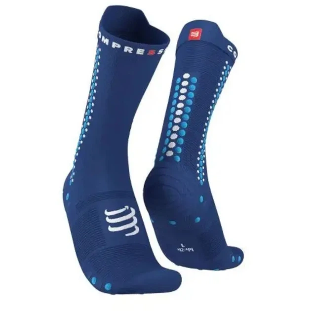 Шкарпетки для велоспорту та тріатлону Compressport Pro Racing Socks V4.0 Bike Sodalite/fluo blue XL (100075533) - Фото 1 Шкарпетки для велоспорту та тріатлону Compressport Pro Racing Socks V4.0 Bike Sodalite/fluo blue XL (100075533) - зображення 1
