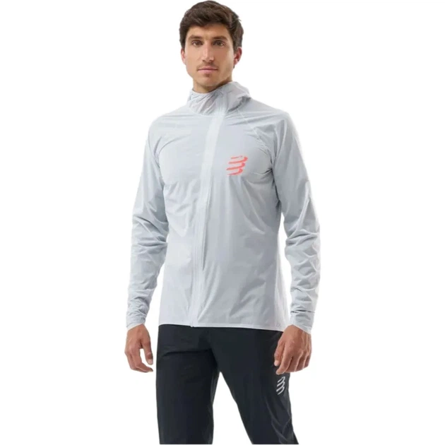 Куртка мужская демисезонная Compressport Hurricane Waterproof 10/10 Jacket grey dawn M (100084832) - Фото 1 Куртка мужская демисезонная Compressport Hurricane Waterproof 10/10 Jacket grey dawn M (100084832) - изображение 1