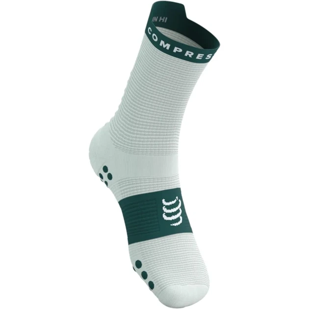 Носки компрессионные высокие Compressport Pro Racing Socks V4.0 Run High Sugar/storm XL (100077542) - изображение 2
